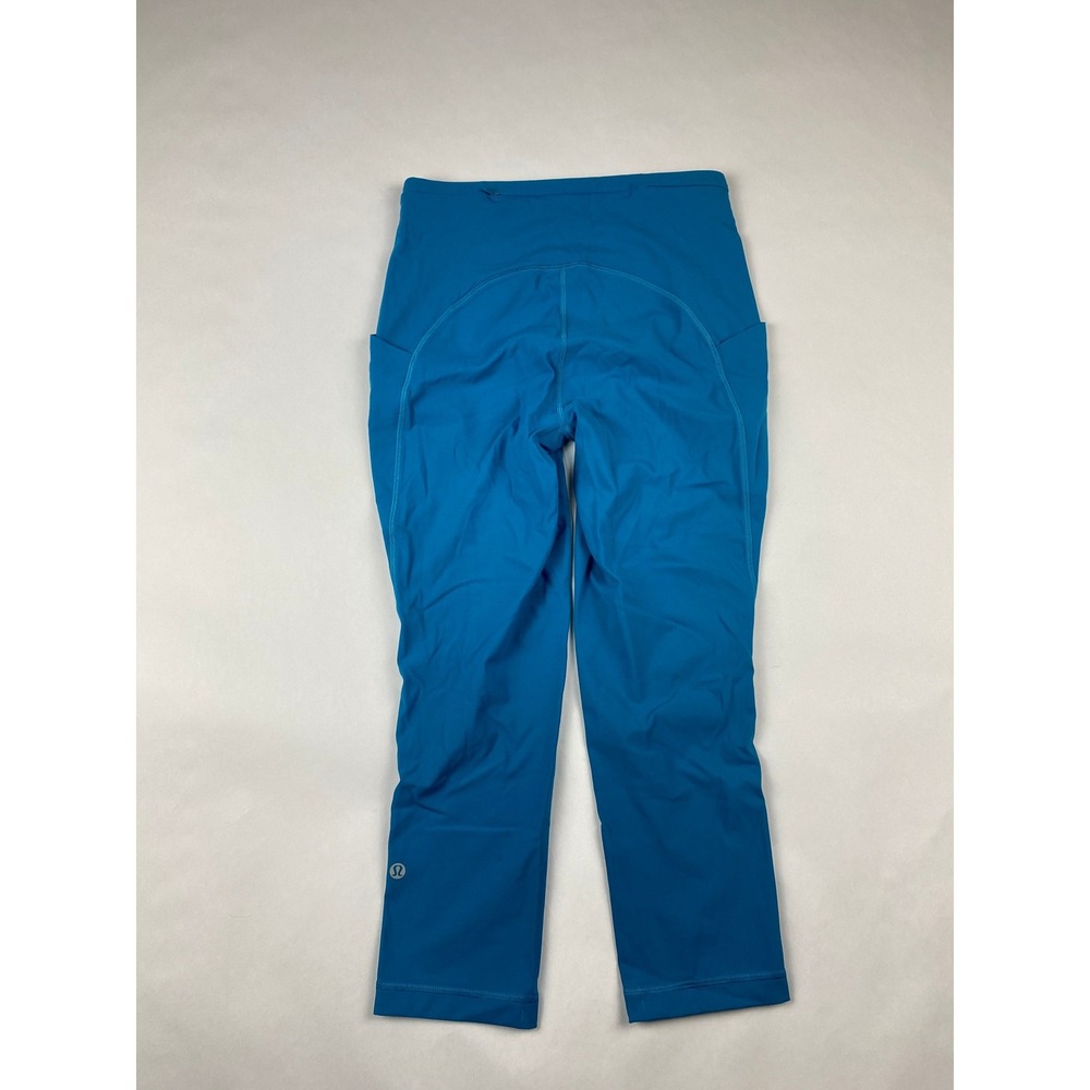Lululemon Swift Speed High-Rise Crop Leggings Women's Size 6 Blue - Picture 2 of 13